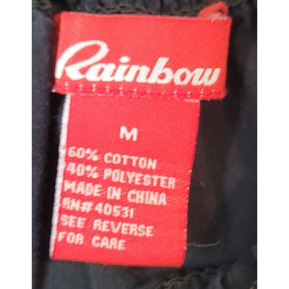 Romantic Off Shoulder Ruffle Blouse Black Cottagecore Med - Picture 5 of 8